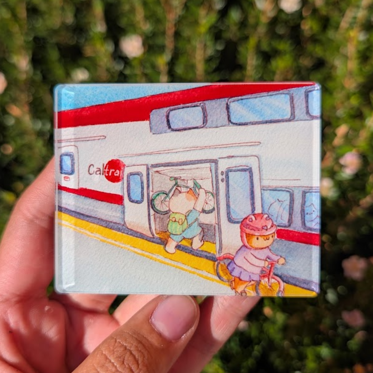 Art Magnet (Caltrain) by Natalie Zhang