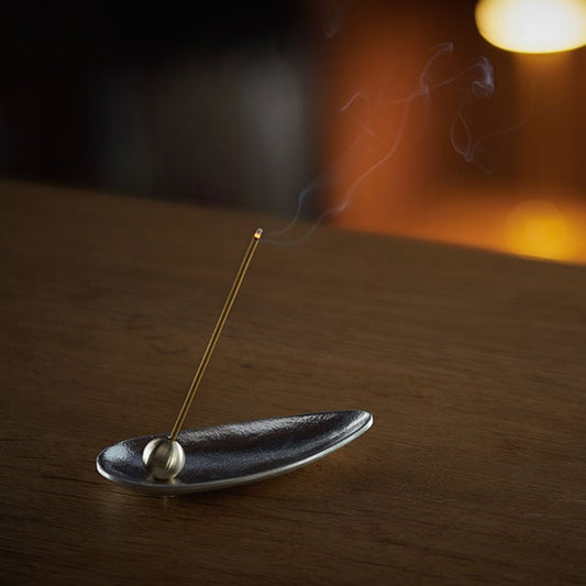 Incense Holder - Bamboo Leaf
