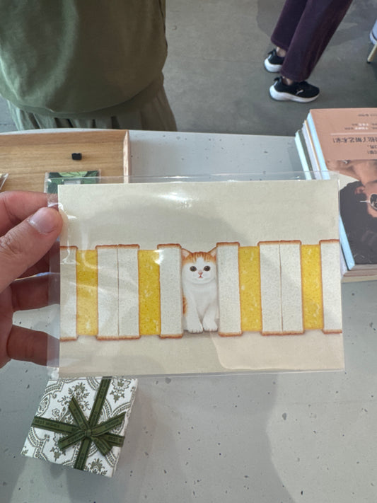 猫猫面包明信片