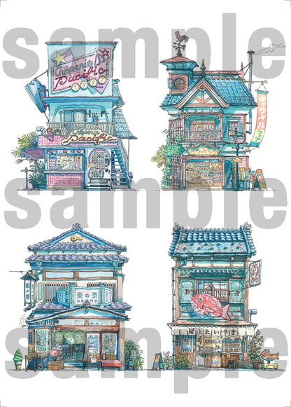 空想店構え Imaginary Storefronts POSTCARD BOOK
