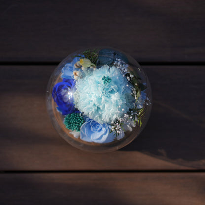 Preserved Flower Light Dome