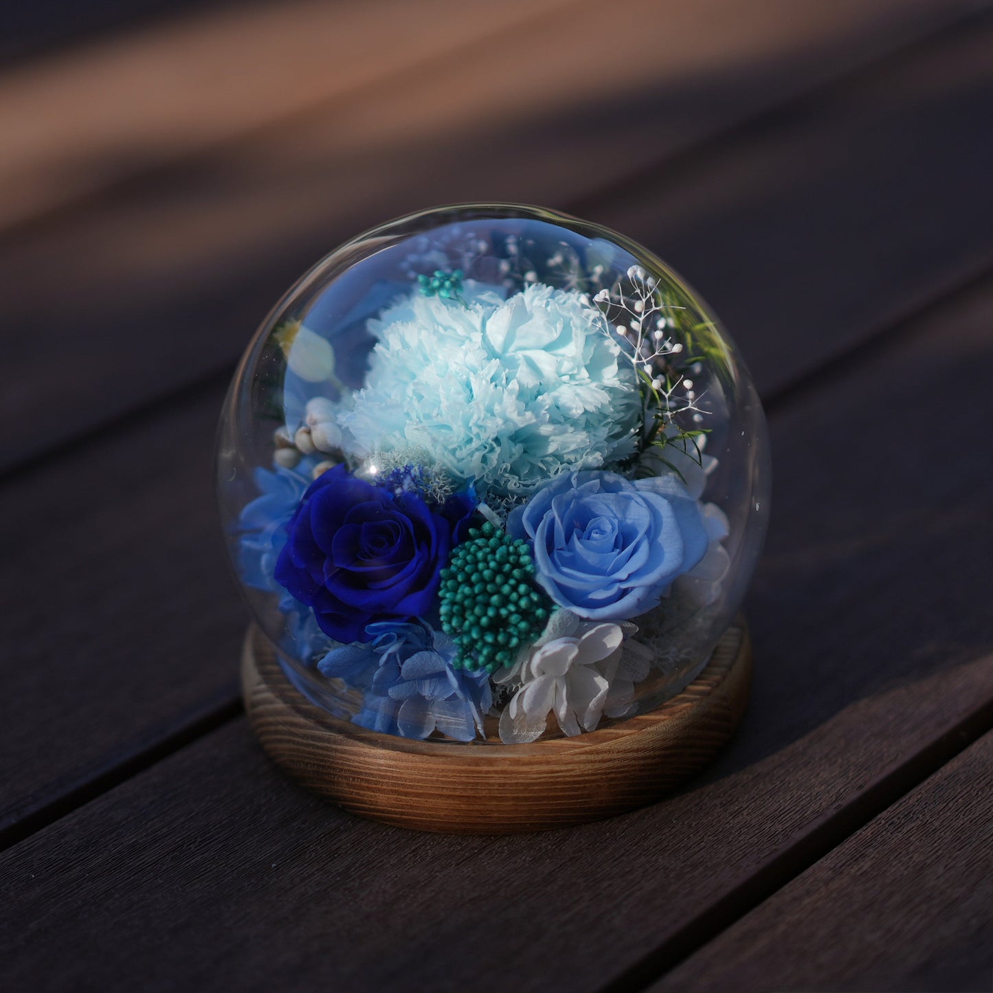 Preserved Flower Light Dome