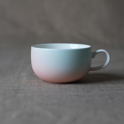 Gradient Ceramic Latte Mug  (Artisan Designed and Hand Finished)