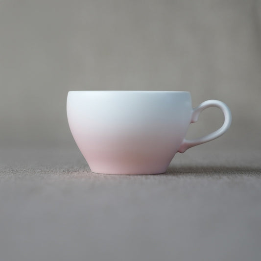 Gradient Ceramic Tapered Latte Mug (Artisan Designed and Hand Finished)