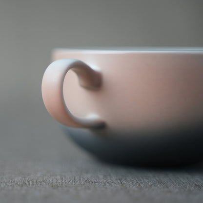 Gradient Ceramic Latte Mug  (Artisan Designed and Hand Finished)