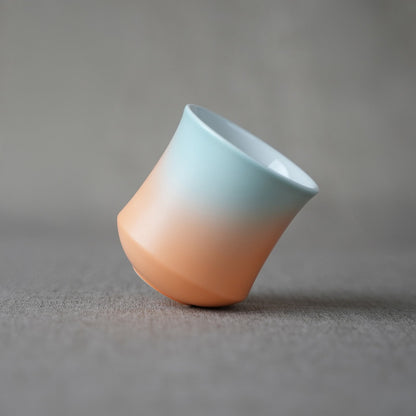 Gradient Ceramic Waist Cup (Artisan Designed and Hand Finished)