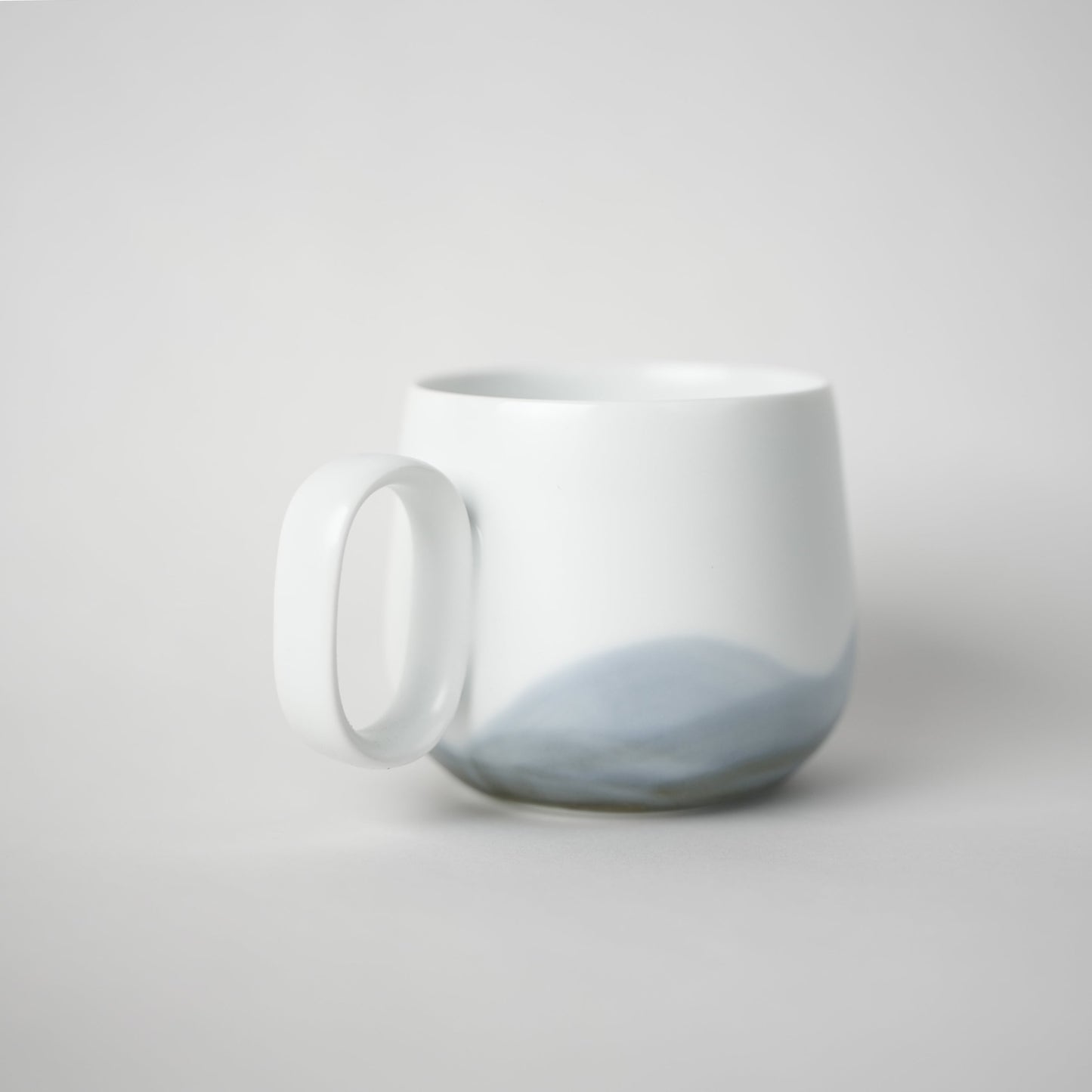 Hand-painted Coffee and Tea Mug (Foggy Mountains)