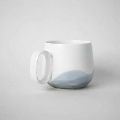 Hand-painted Coffee and Tea Mug (Foggy Mountains)