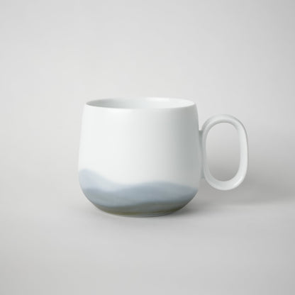 Hand-painted Coffee and Tea Mug (Foggy Mountains)