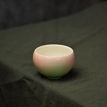 Gradient Ceramic Round Cup (Artisan Designed and Hand Finished)