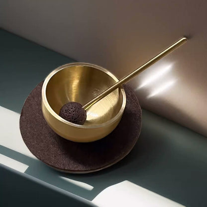 Mini Brass Singing Bowl Set