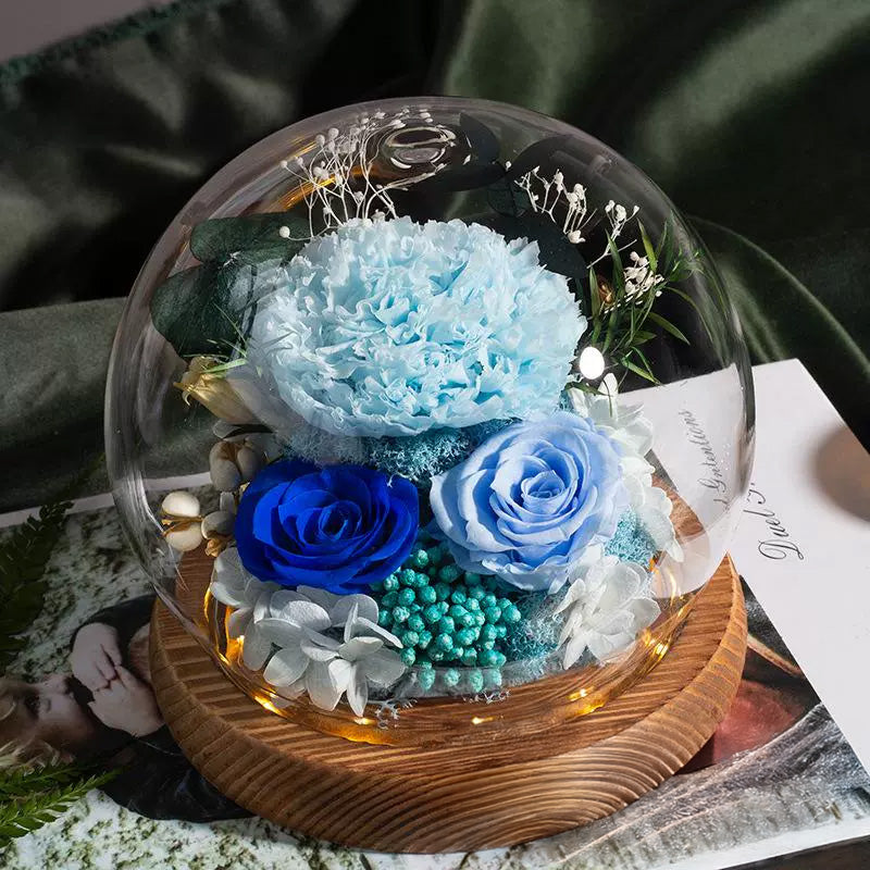Preserved Flower Light Dome