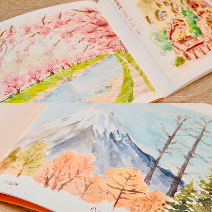 Watercolor Travel Sketchbook (Japan Diary)