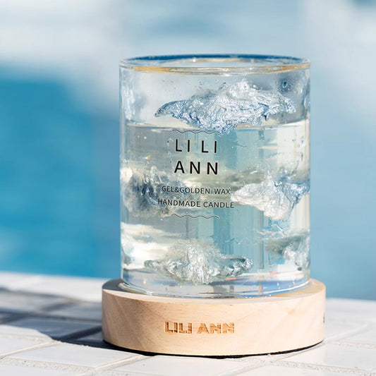 Handmade Crystal Candle Set (Wandering Clouds)